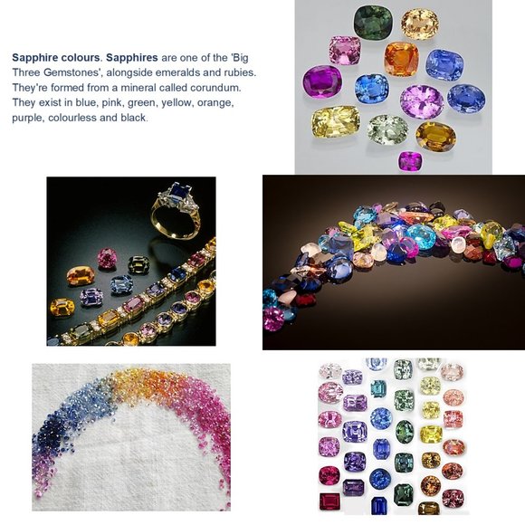 Rainbow Sapphire 18Kt, Princess Cut, Natural Square Sapphires, Tennis Bracelet - Picture 5 of 13